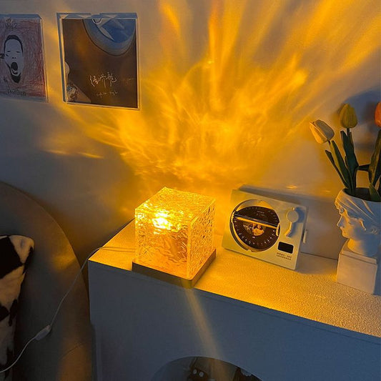 AuroraGlow Cube™ – Dreamy LED Crystal Mood Light