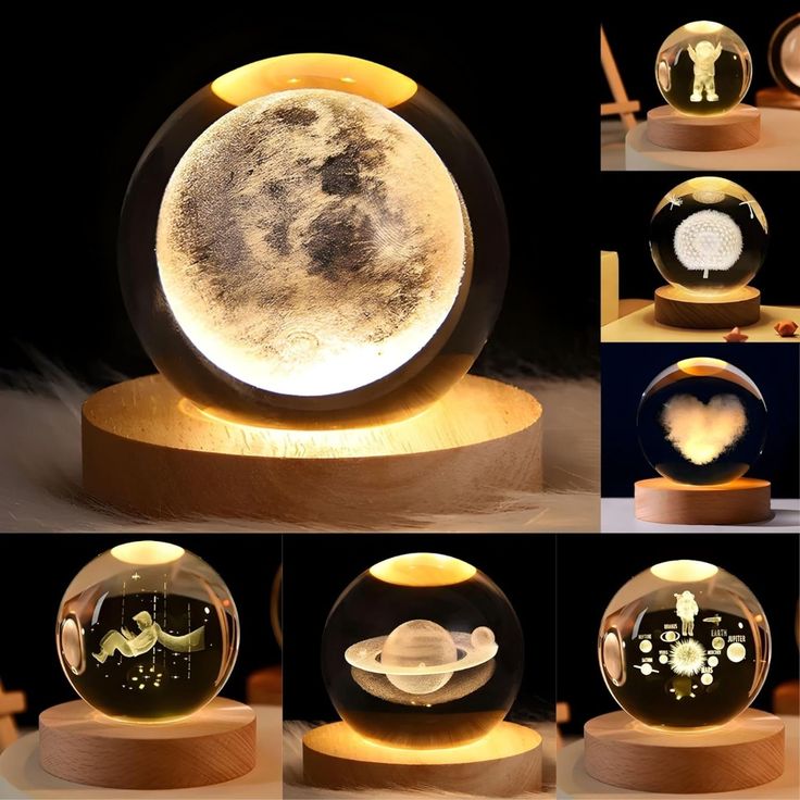 LunarGlow Sphere™ – The Moon Captured in Crystal