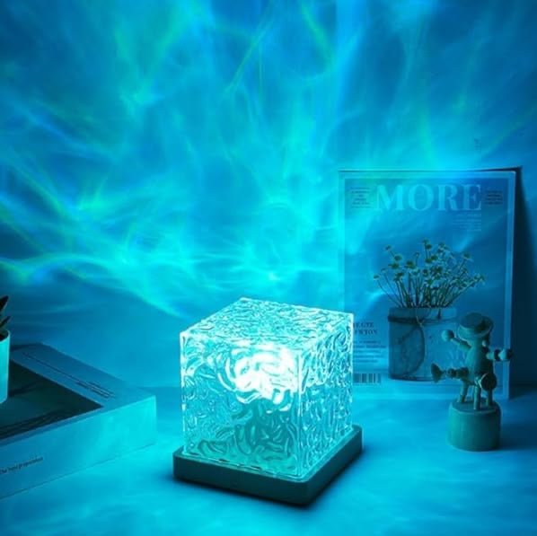 AuroraGlow Cube™ – Dreamy LED Crystal Mood Light